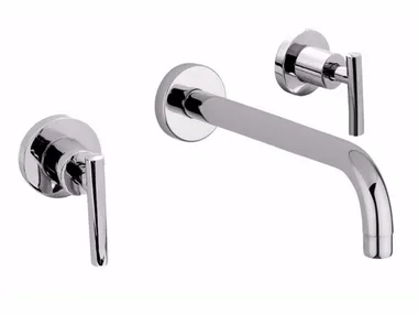 G4 - F7723 - 3 hole wall-mounted washbasin tap _ Rubinetteria Giulini